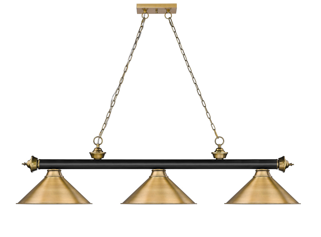 Cordon - 3 Light Billiard Light (2306-3MB-RB-RB15)