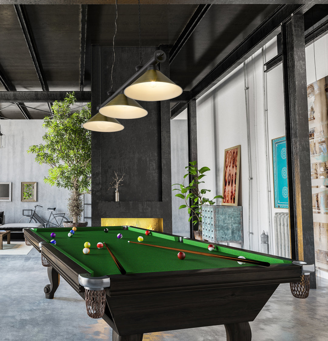 Cordon - 3 Light Billiard Light (2306-3MB-RB15)