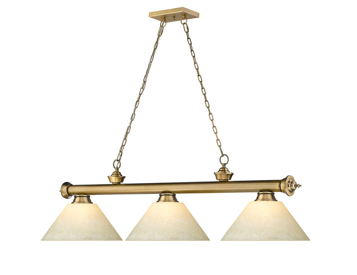 Cordon - 3 Light Billiard Light (2306-3RB-AGM14)