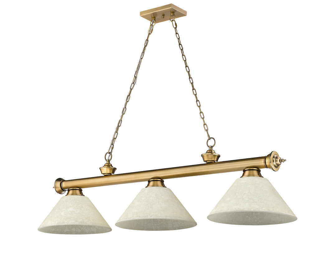 Cordon - 3 Light Billiard Light (2306-3RB-AGM14)