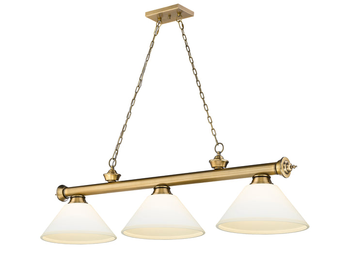 Cordon - 3 Light Billiard Light (2306-3RB-AMO14)