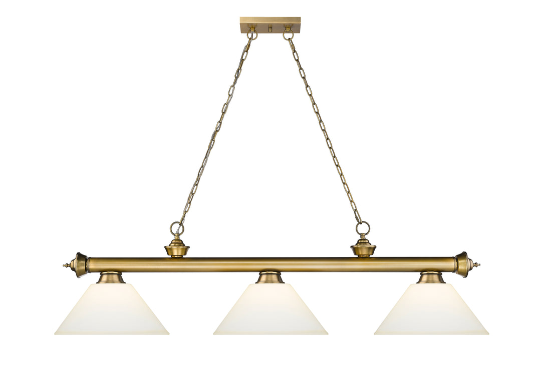 Cordon - 3 Light Billiard Light (2306-3RB-AMO14)