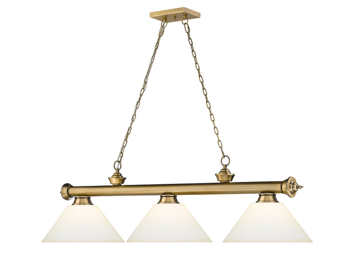 Cordon - 3 Light Billiard Light (2306-3RB-AMO14)