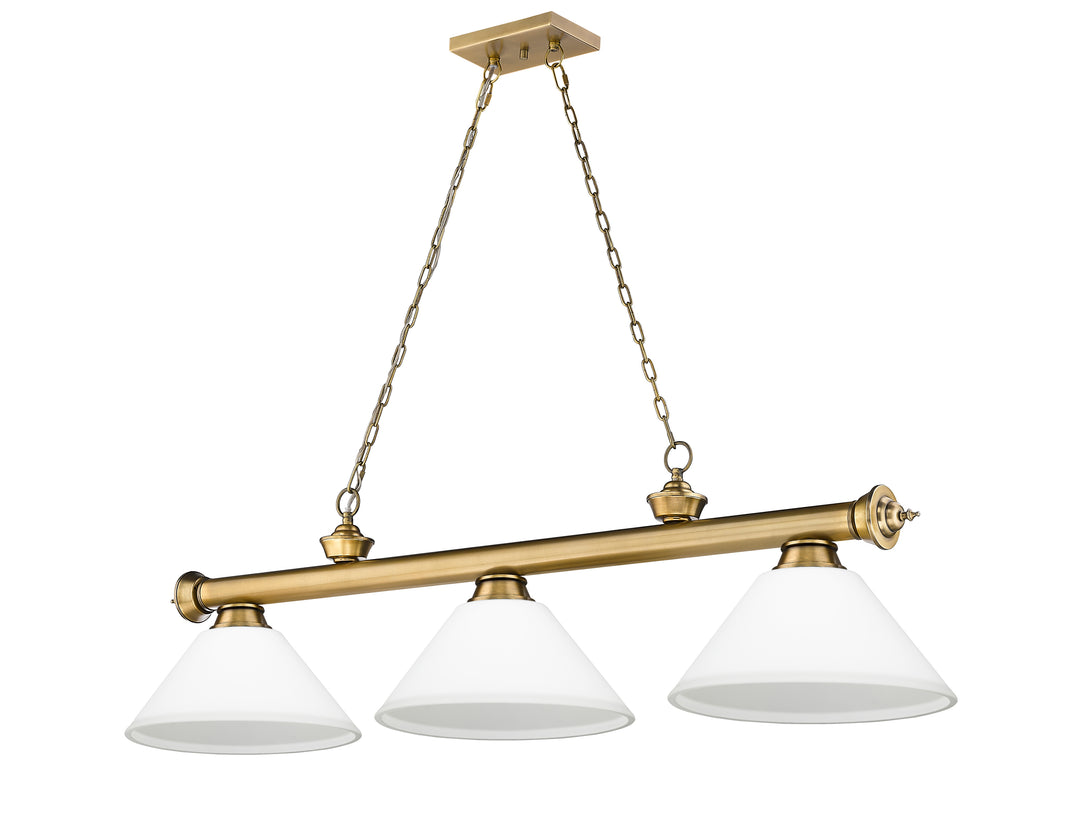 Cordon - 3 Light Billiard Light (2306-3RB-AMO14)