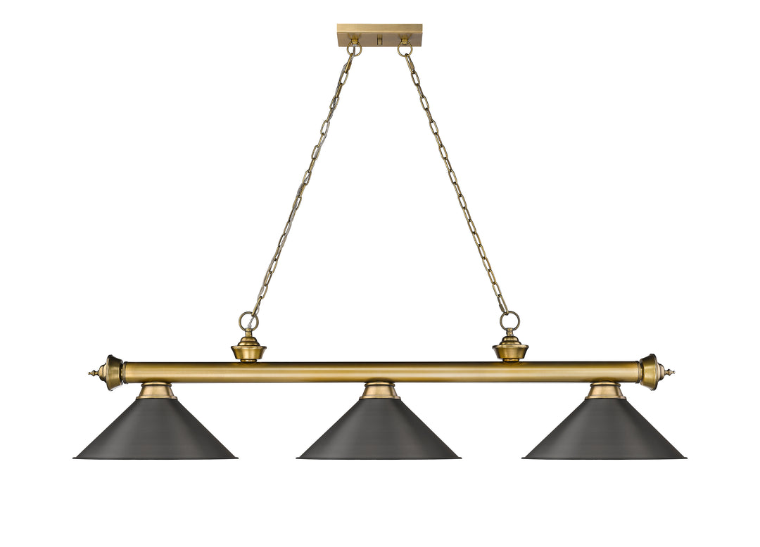 Cordon - 3 Light Billiard Light (2306-3RB-BRZ15)