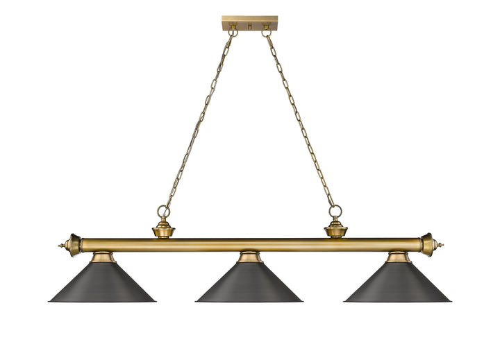 Cordon - 3 Light Billiard Light (2306-3RB-BRZ15)