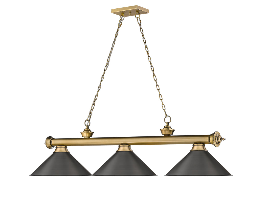 Cordon - 3 Light Billiard Light (2306-3RB-BRZ15)
