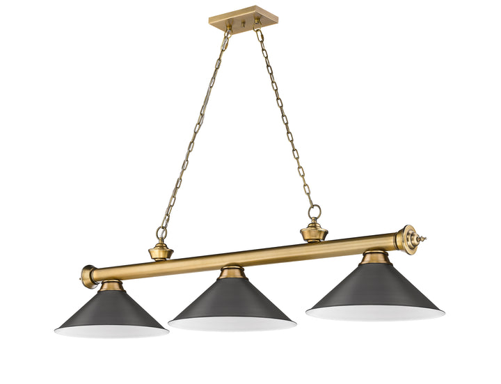 Cordon - 3 Light Billiard Light (2306-3RB-BRZ15)