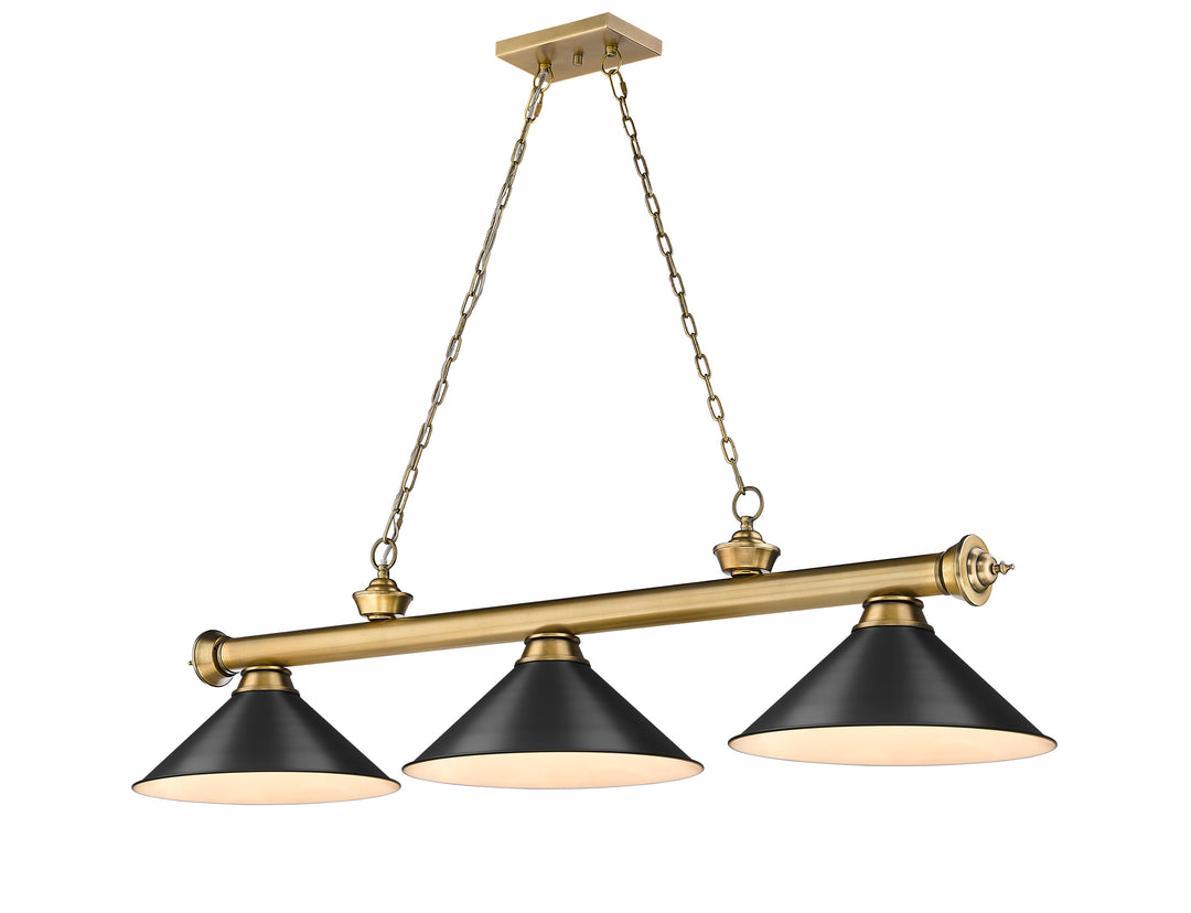 Cordon - 3 Light Billiard Light (2306-3RB-MB15)