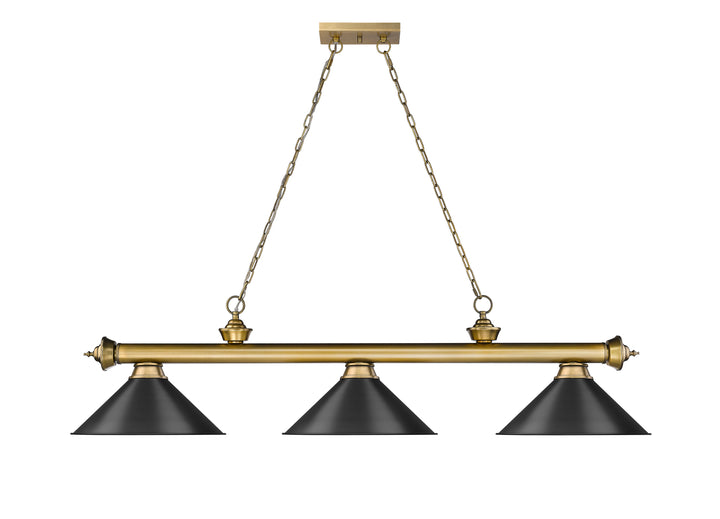Cordon - 3 Light Billiard Light (2306-3RB-MB15)