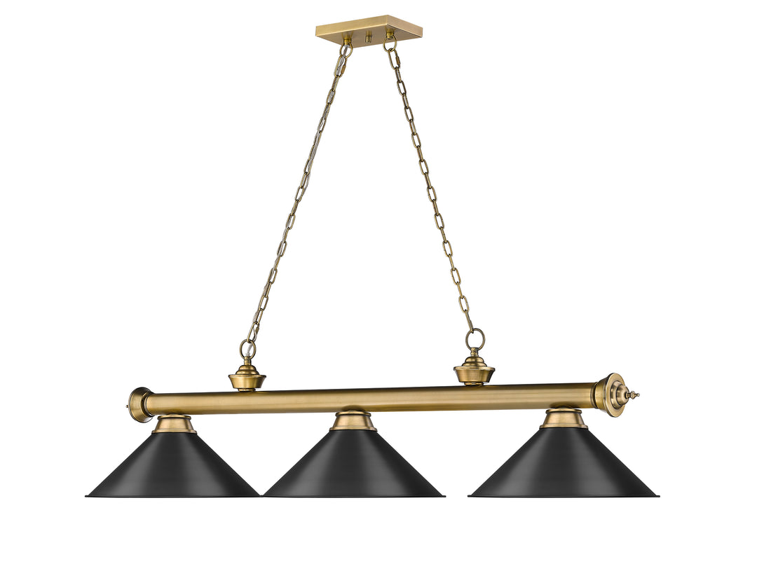 Cordon - 3 Light Billiard Light (2306-3RB-MB15)