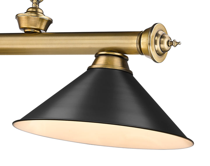 Cordon - 3 Light Billiard Light (2306-3RB-MB15)