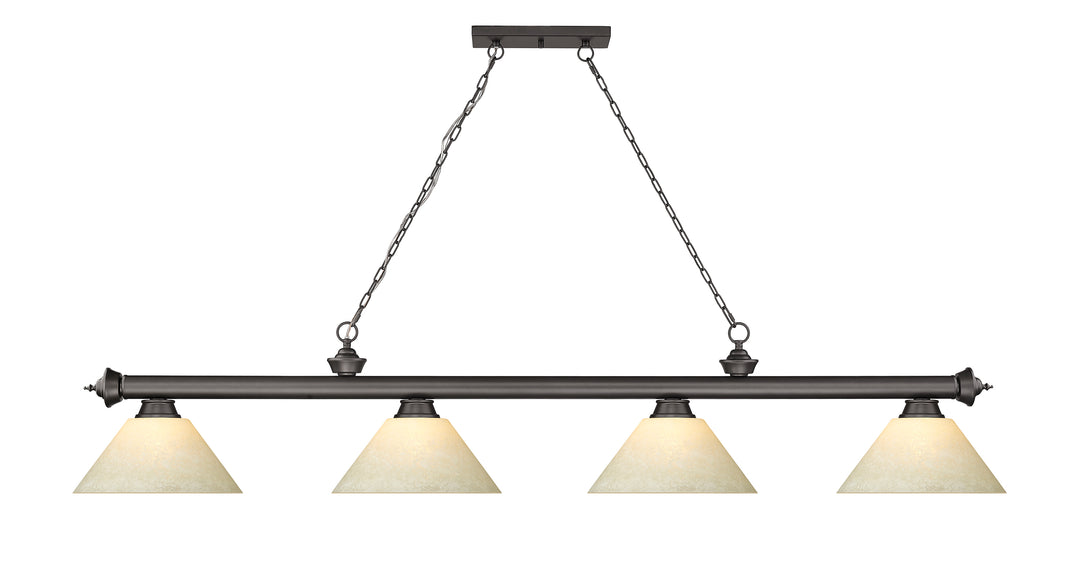 Cordon - 4 Light Billiard Light (2306-4BRZ-AGM14)