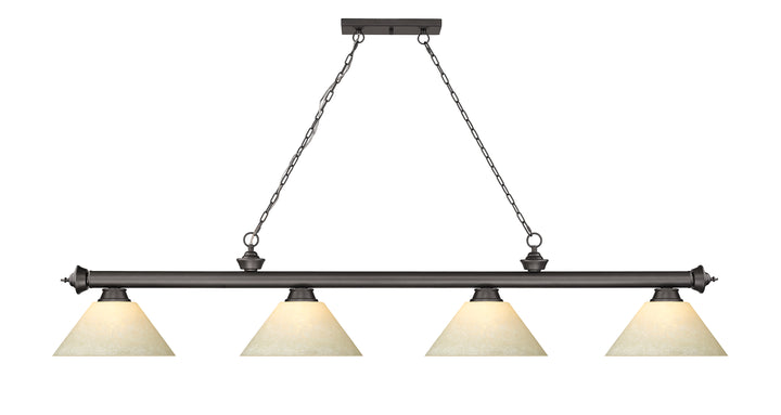 Cordon - 4 Light Billiard Light (2306-4BRZ-AGM14)