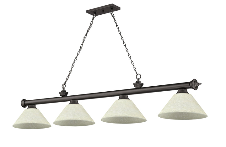 Cordon - 4 Light Billiard Light (2306-4BRZ-AGM14)