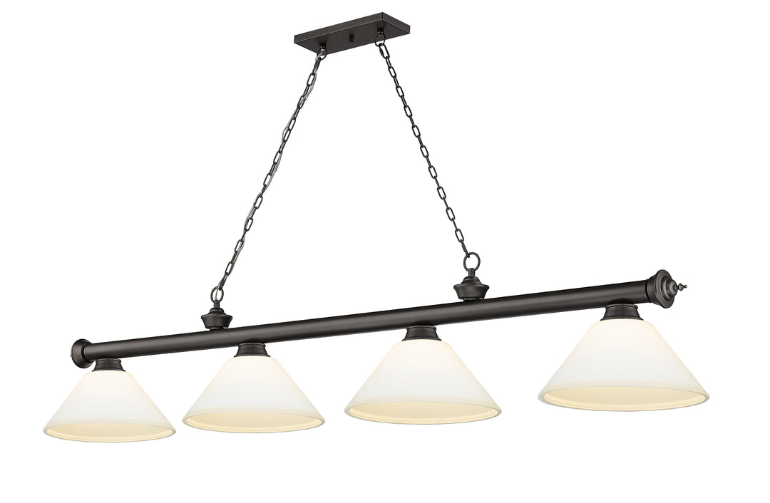 Cordon - 4 Light Billiard Light (2306-4BRZ-AMO14)