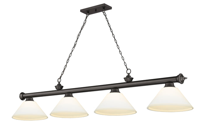Cordon - 4 Light Billiard Light (2306-4BRZ-AMO14)