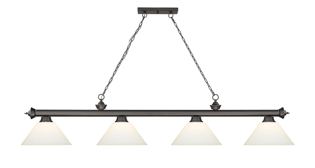Cordon - 4 Light Billiard Light (2306-4BRZ-AMO14)