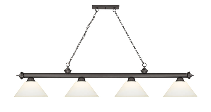Cordon - 4 Light Billiard Light (2306-4BRZ-AMO14)