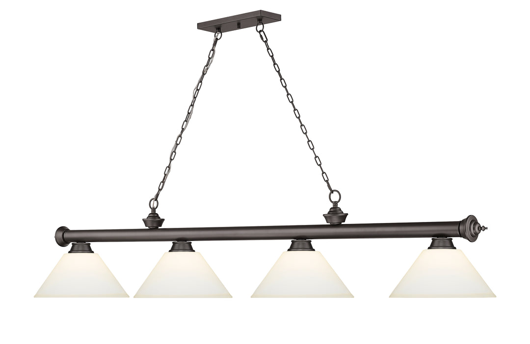 Cordon - 4 Light Billiard Light (2306-4BRZ-AMO14)