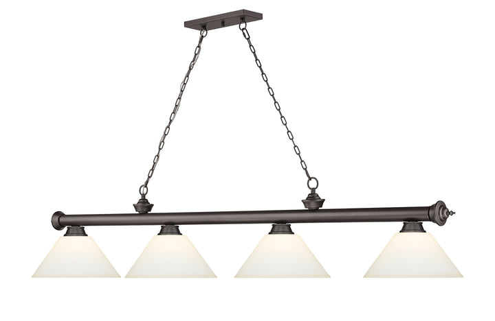 Cordon - 4 Light Billiard Light (2306-4BRZ-AMO14)