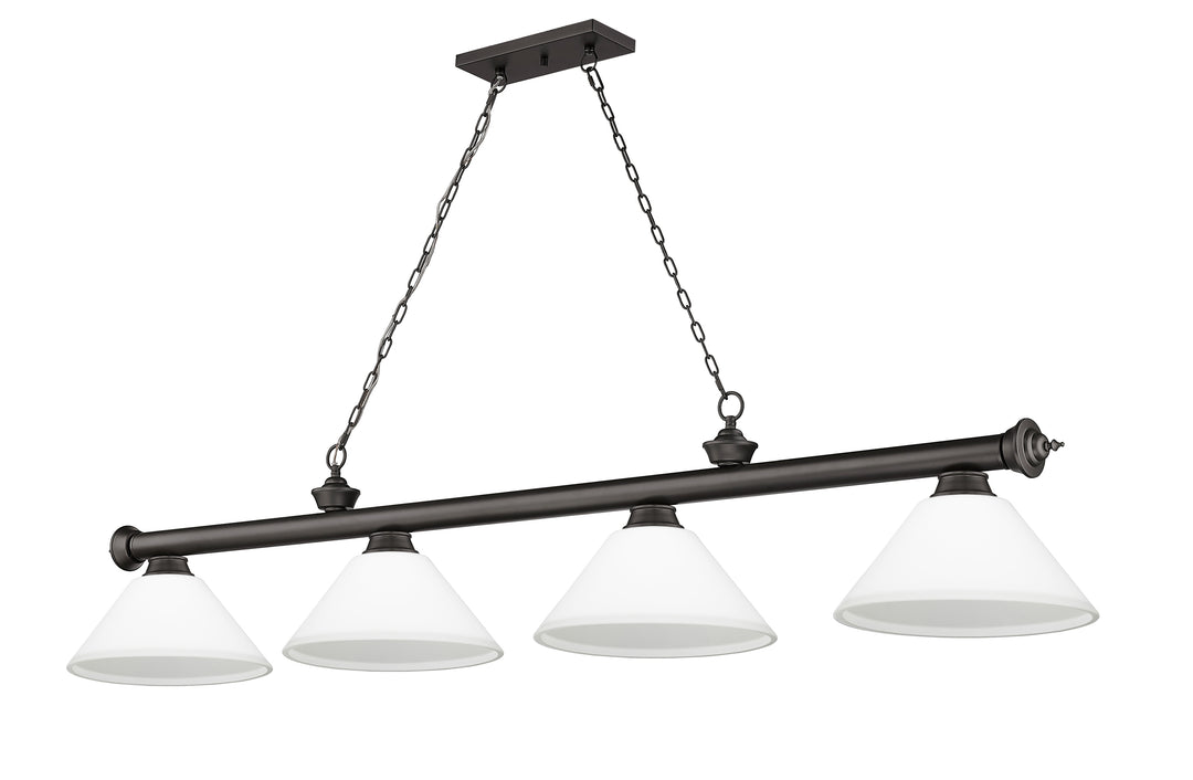 Cordon - 4 Light Billiard Light (2306-4BRZ-AMO14)