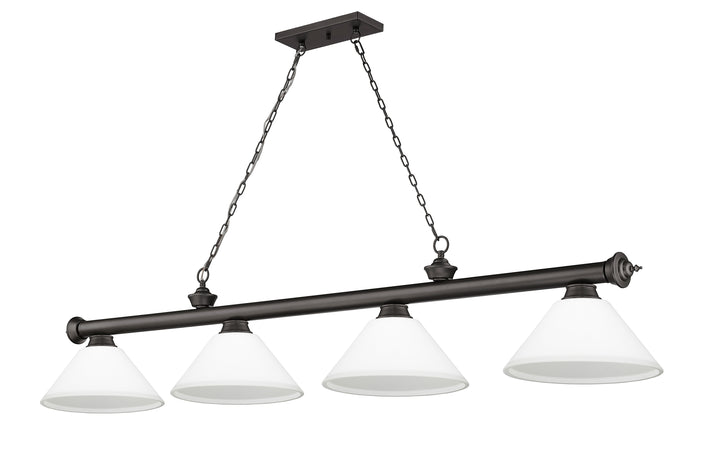 Cordon - 4 Light Billiard Light (2306-4BRZ-AMO14)