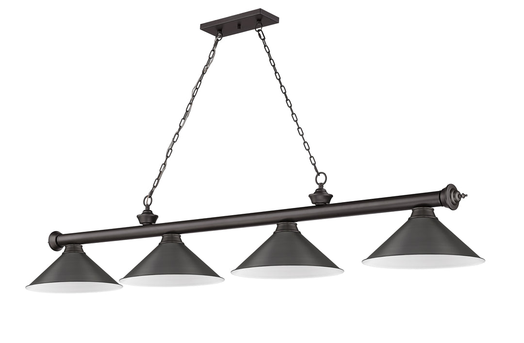 Cordon - 4 Light Billiard Light (2306-4BRZ-BRZ15)
