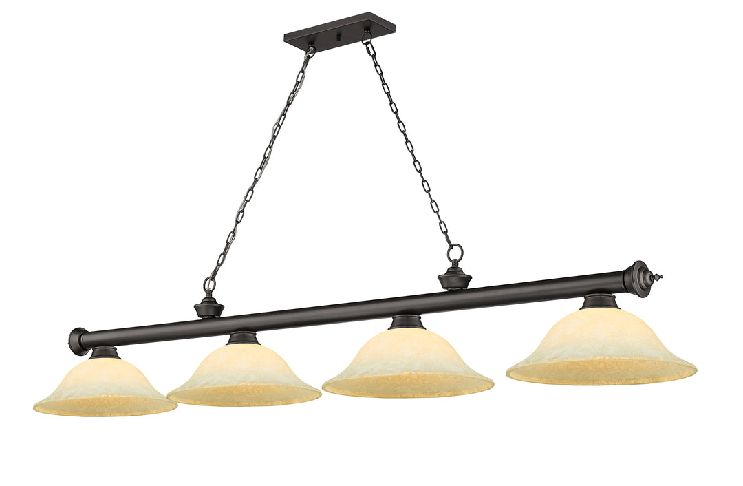 Cordon - 4 Light Billiard Light (2306-4BRZ-GM16)