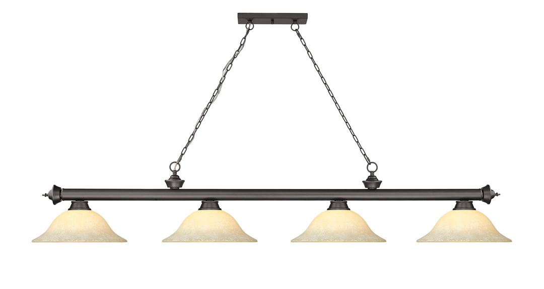 Cordon - 4 Light Billiard Light (2306-4BRZ-GM16)