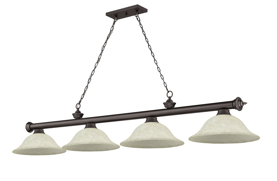 Cordon - 4 Light Billiard Light (2306-4BRZ-GM16)