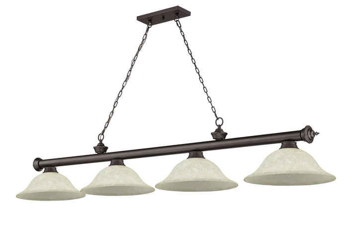 Cordon - 4 Light Billiard Light (2306-4BRZ-GM16)