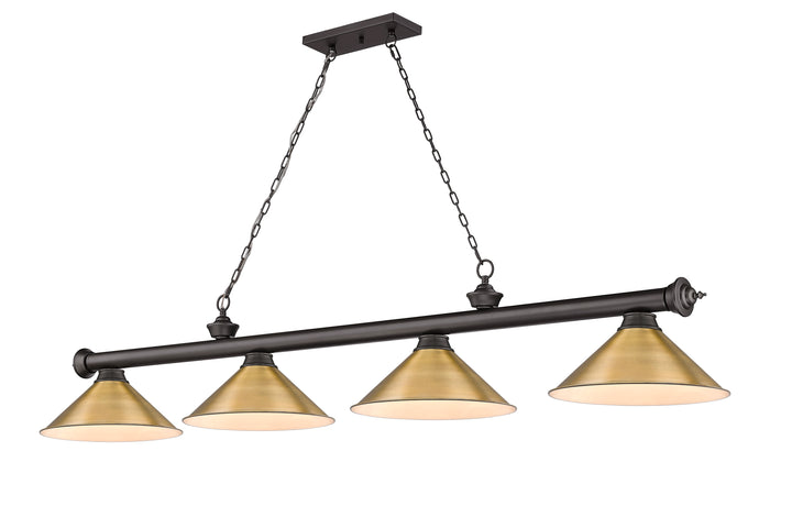 Cordon - 4 Light Billiard Light (2306-4BRZ-RB15)