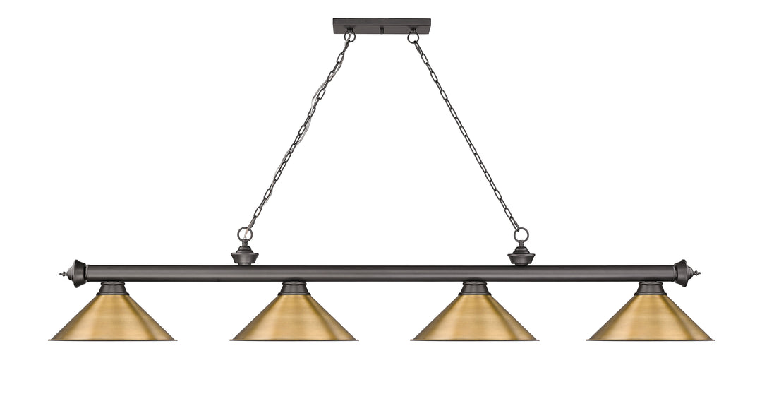Cordon - 4 Light Billiard Light (2306-4BRZ-RB15)