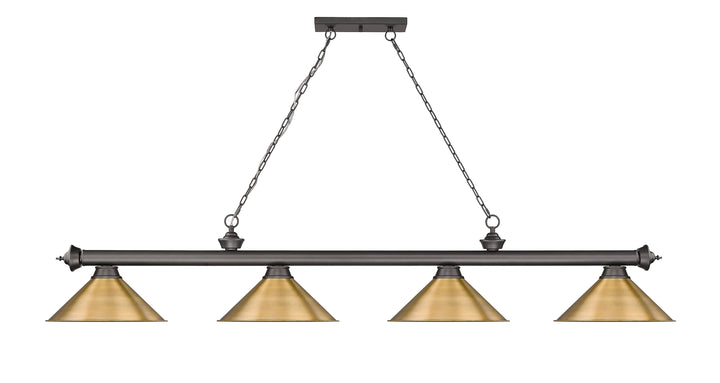 Cordon - 4 Light Billiard Light (2306-4BRZ-RB15)