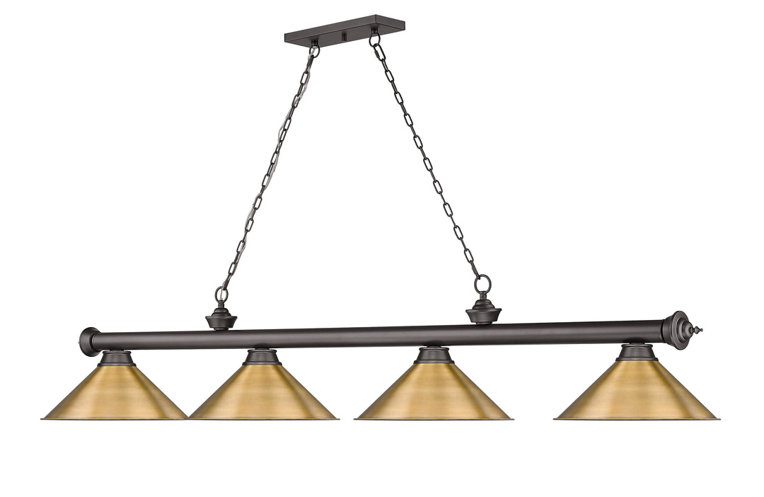 Cordon - 4 Light Billiard Light (2306-4BRZ-RB15)