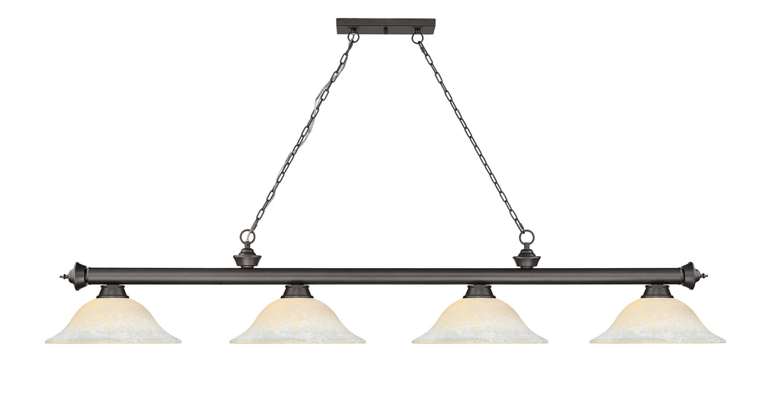 Cordon - 4 Light Billiard Light (2306-4BRZ-WM16)