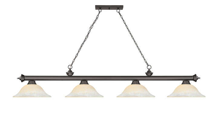 Cordon - 4 Light Billiard Light (2306-4BRZ-WM16)