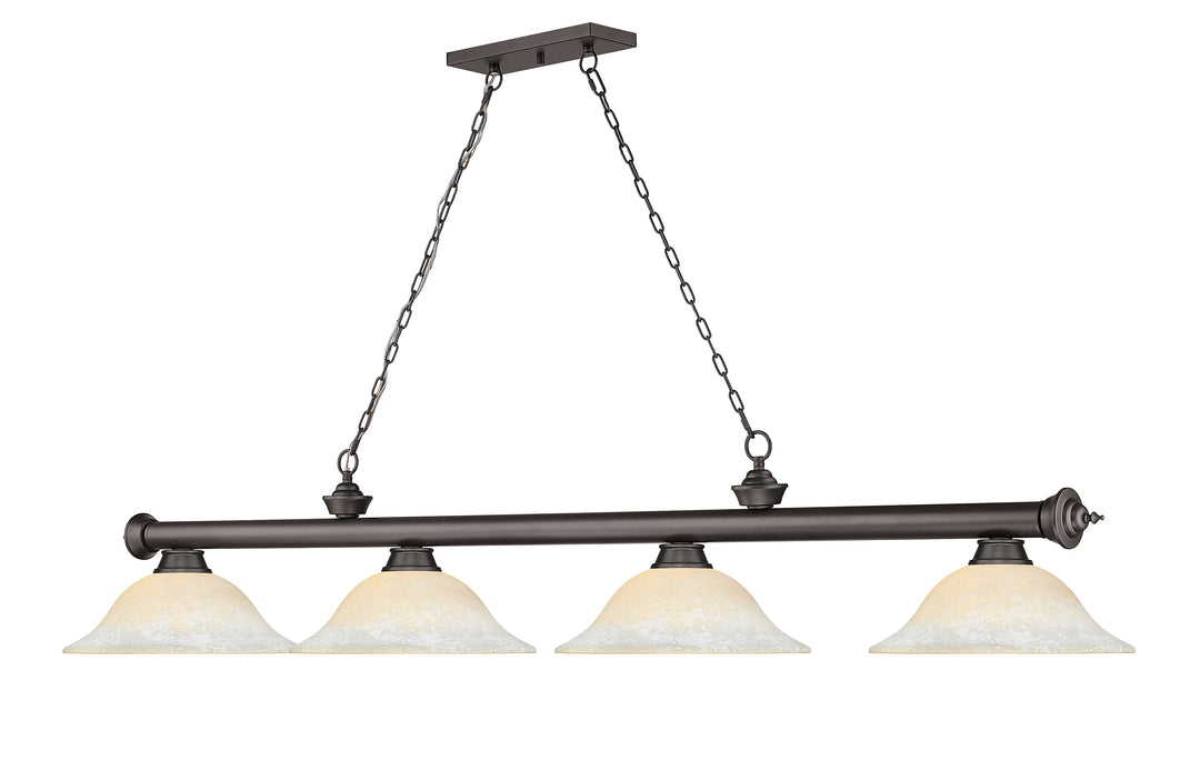 Cordon - 4 Light Billiard Light (2306-4BRZ-WM16)