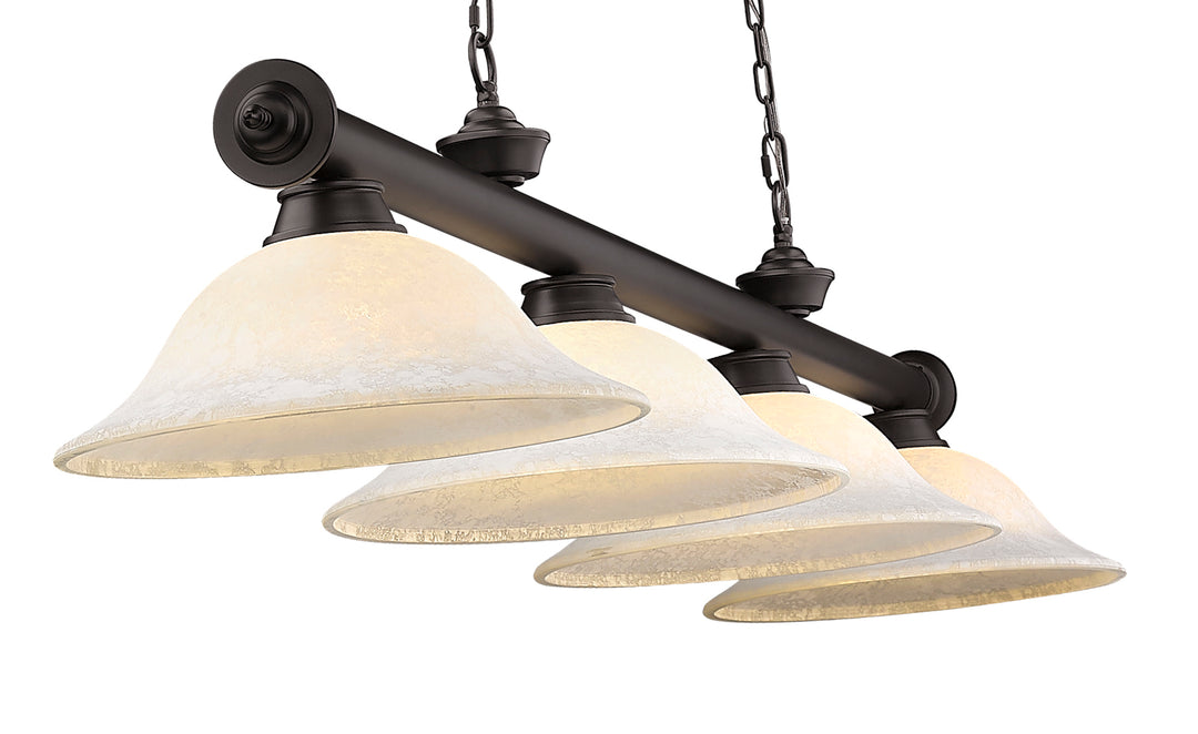 Cordon - 4 Light Billiard Light (2306-4BRZ-WM16)