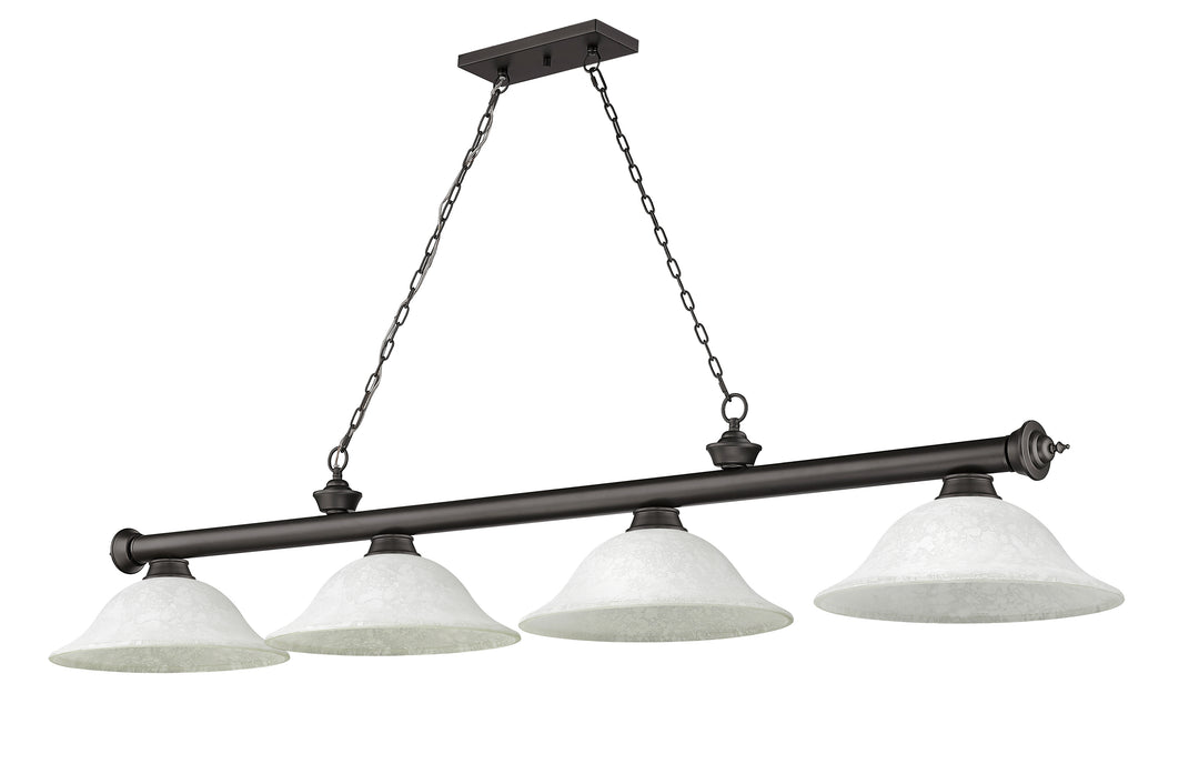 Cordon - 4 Light Billiard Light (2306-4BRZ-WM16)