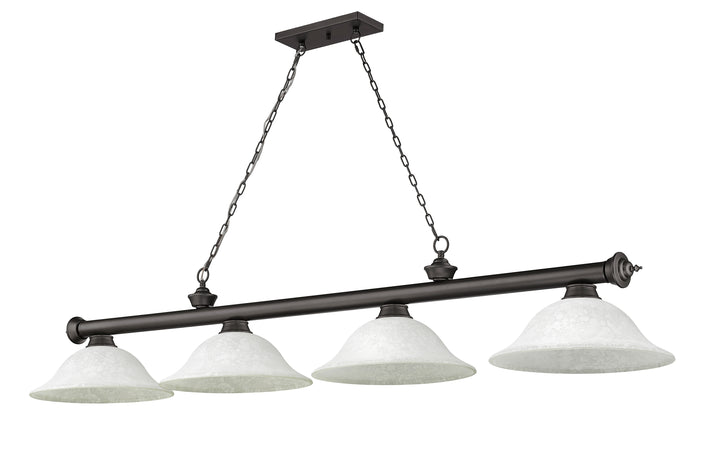 Cordon - 4 Light Billiard Light (2306-4BRZ-WM16)