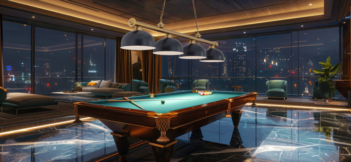 Cordon - 4 Light Billiard Light (2306-4HBR-D13MB)