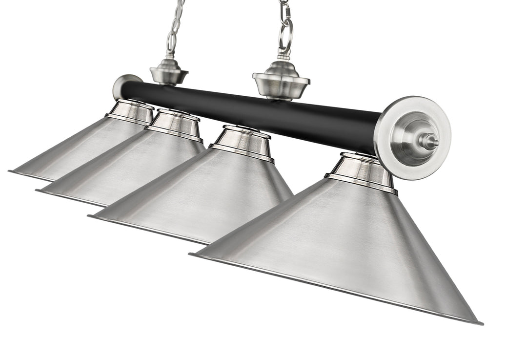 Cordon - 4 Light Billiard Light (2306-4MB-BN-BN15)