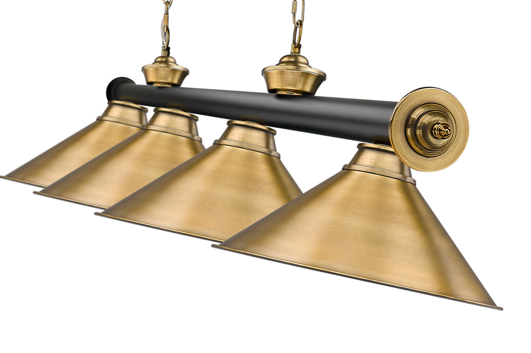Cordon - 4 Light Billiard Light (2306-4MB-RB-RB15)