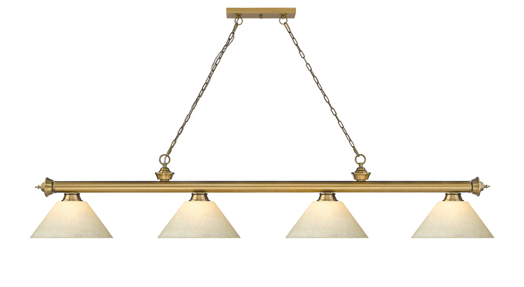 Cordon - 4 Light Billiard Light (2306-4RB-AGM14)