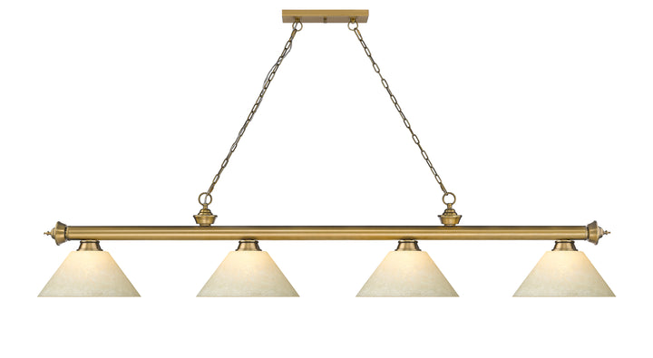 Cordon - 4 Light Billiard Light (2306-4RB-AGM14)