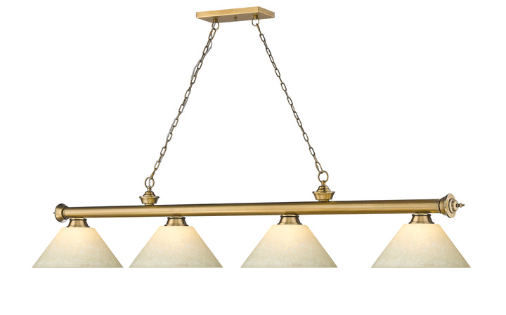 Cordon - 4 Light Billiard Light (2306-4RB-AGM14)