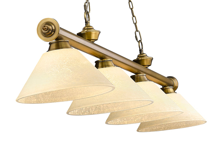 Cordon - 4 Light Billiard Light (2306-4RB-AGM14)