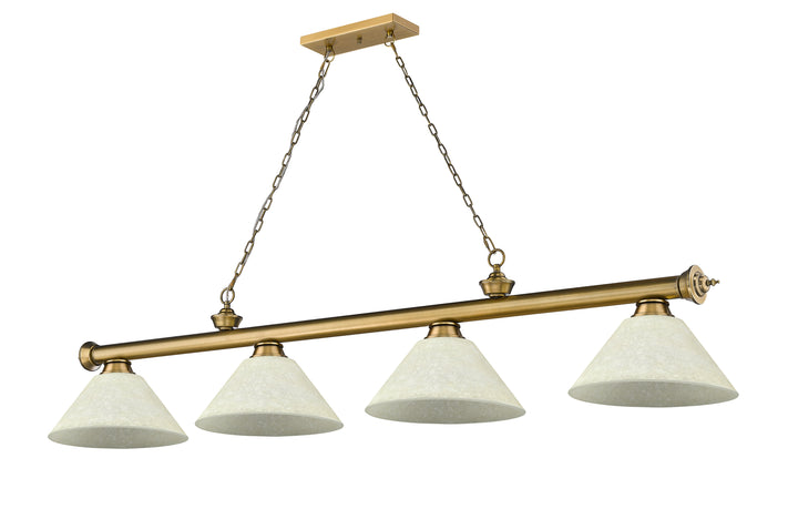 Cordon - 4 Light Billiard Light (2306-4RB-AGM14)